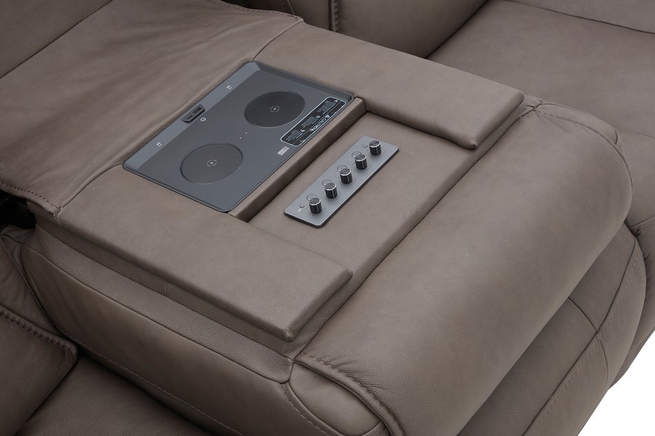 Jet Set Power Reclining Sofa with Sound