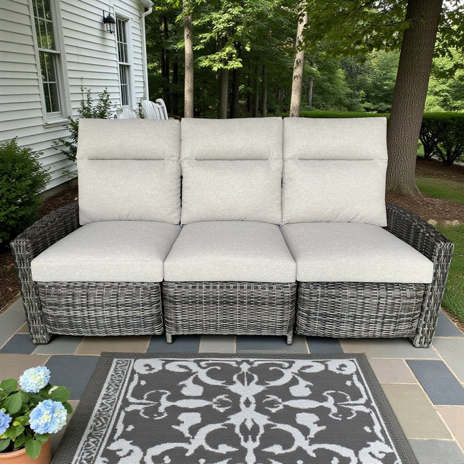 Como Outdoor Reclining Sofa