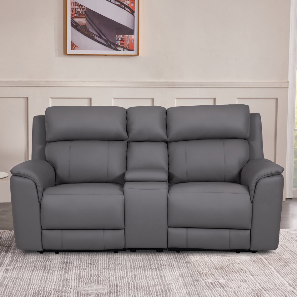 Power Loveseat With Console
