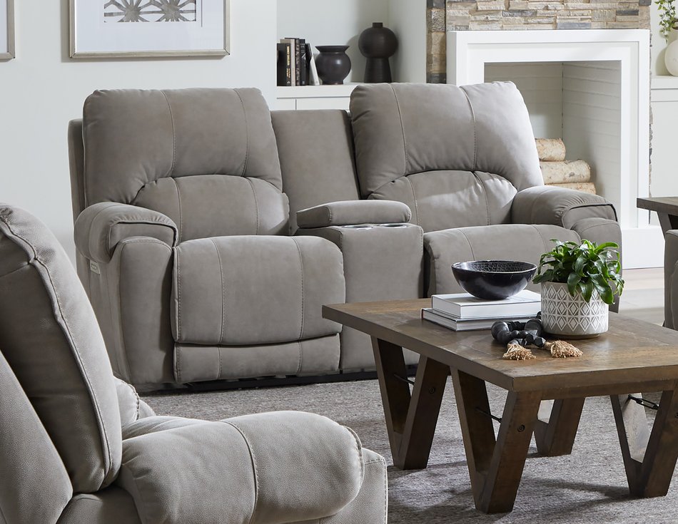 Showtime Power Reclining Loveseat