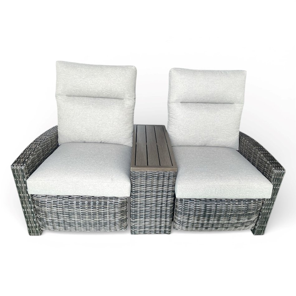 Como Outdoor Reclining Loveseat