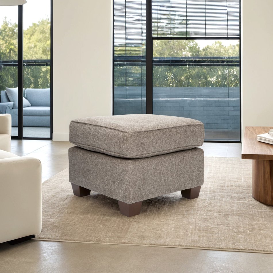 Lucy Gray Ottoman