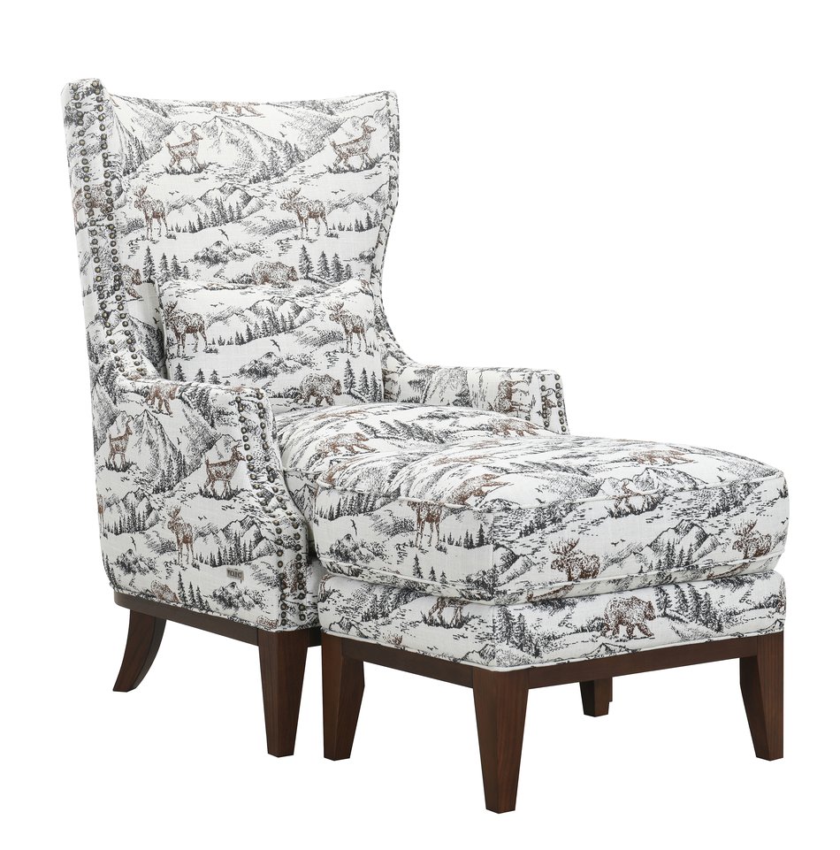 Frontier Accent Chair & Ottoman