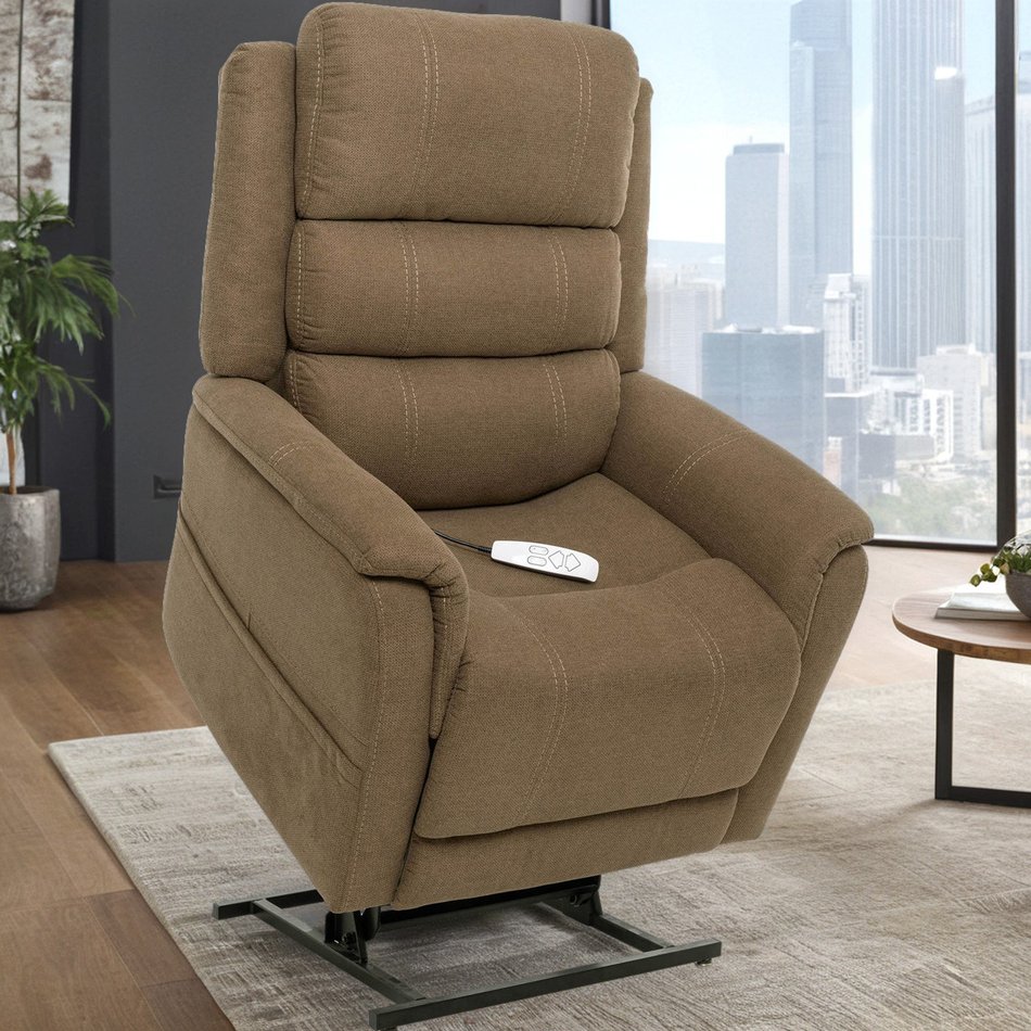 Niropedic Dark Roast Lay-Flat Lift Recliner