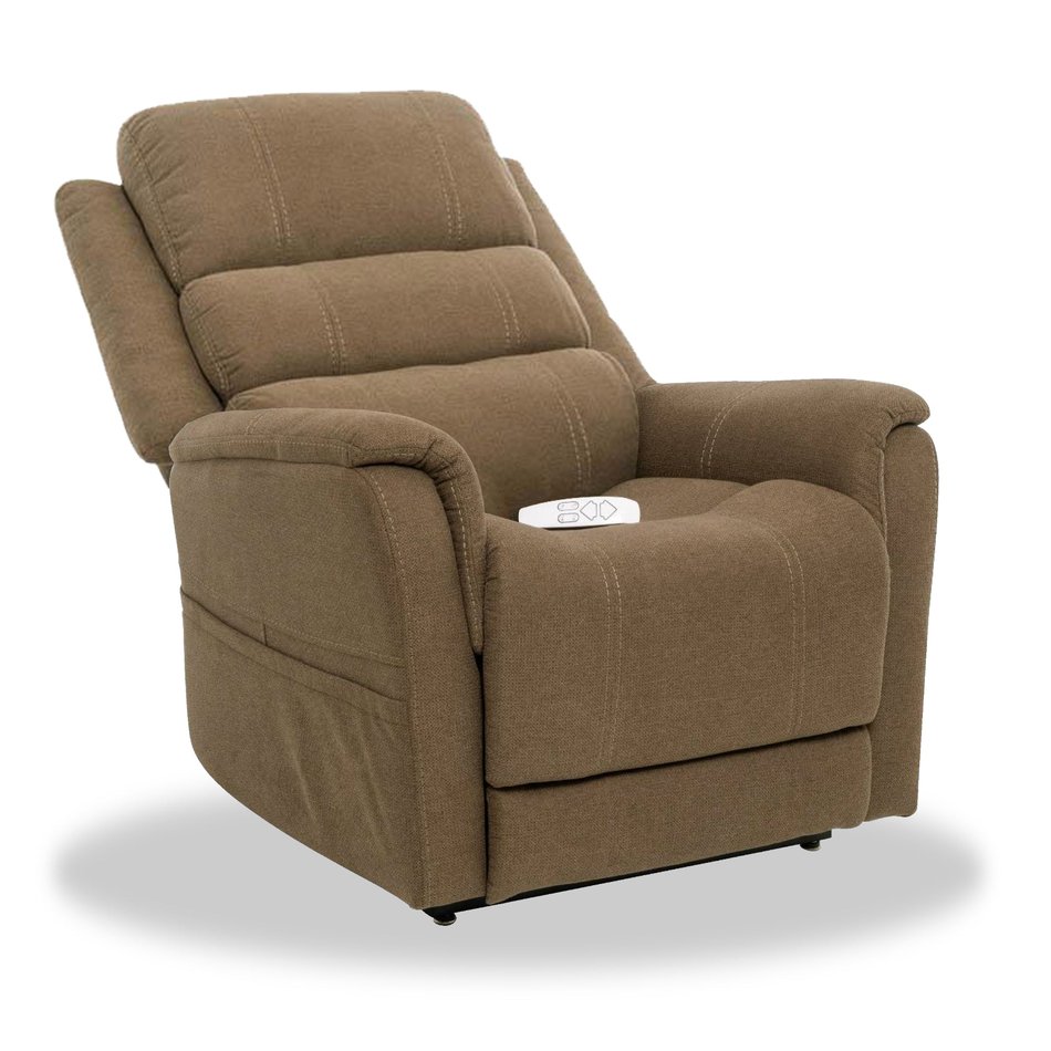 Niropedic Dark Roast Lay-Flat Lift Recliner