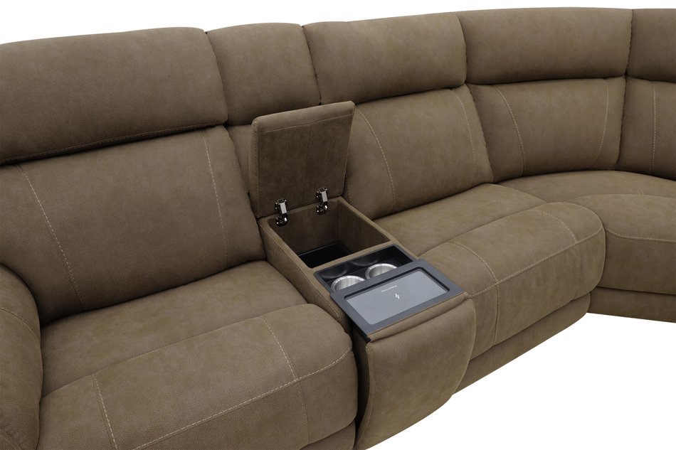 Toledo 6 Piece Power Reclining Sectl