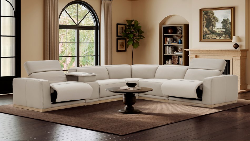 6 Piece Power Sectional