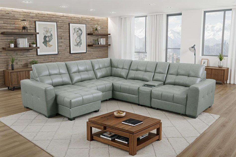 Stampede 6 Piece Power Reclining Sectl