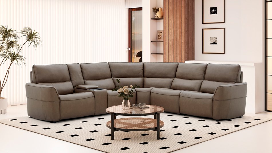 Lost Grove 6 Piece Power Sectional