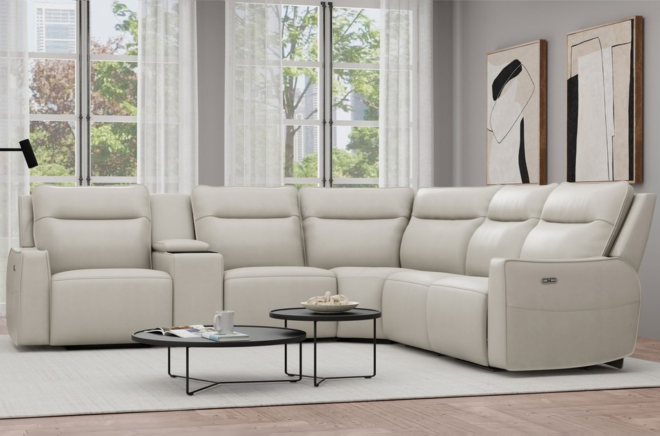 6 Piece Power Sectional