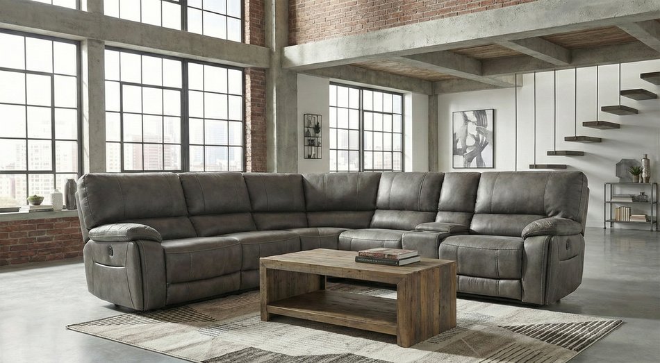MotionNest 6 Piece Power Sectional