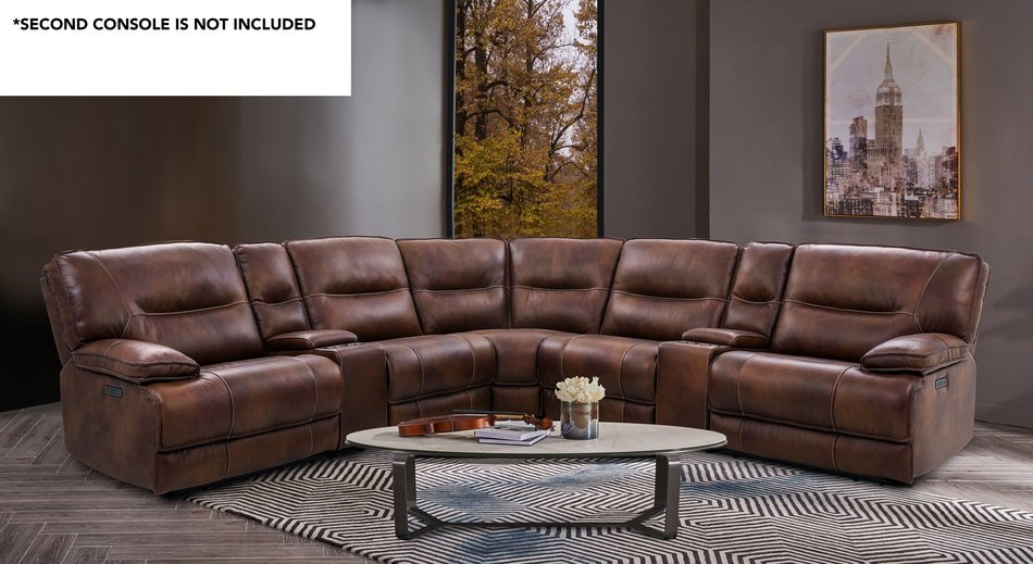 Relaxed Roots 6 Piece Power Sectional
