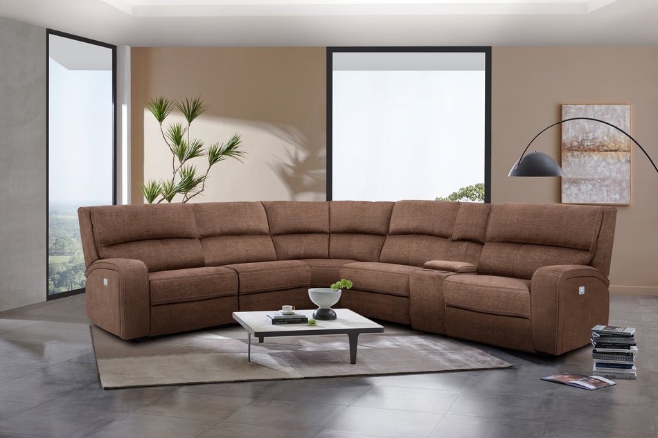 Topeka 6 Piece Power Sectional