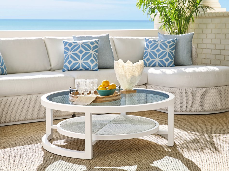 Ocean Breeze Prominade Cocktail Table