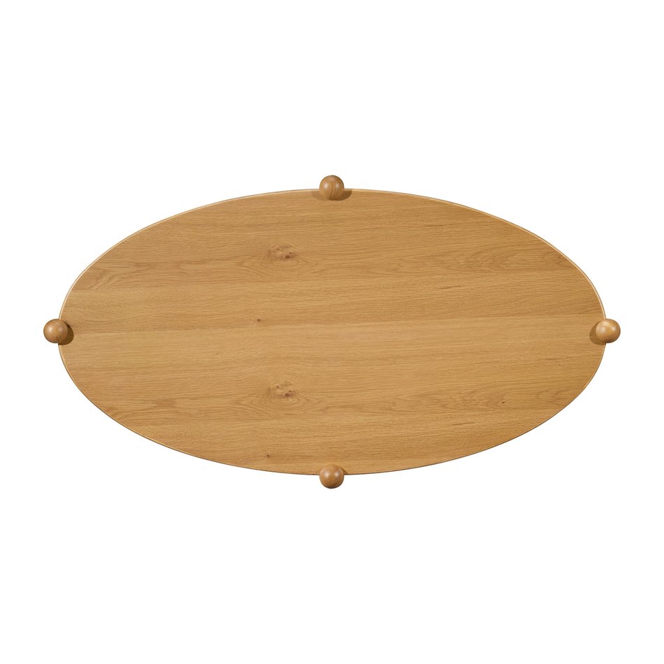 Seagrass Oval Cocktail Table