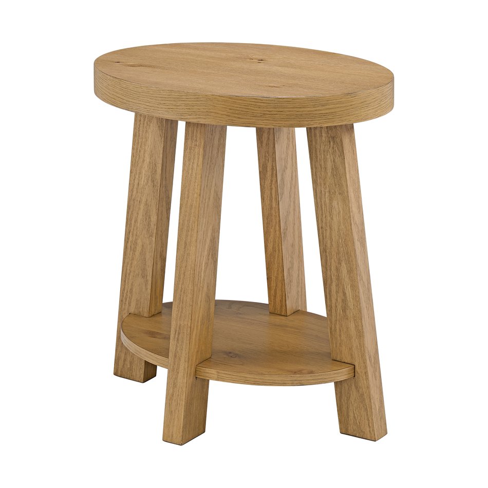 Boho Oval End Table