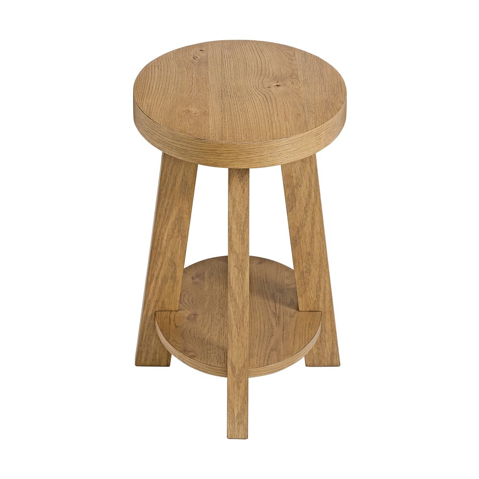 Boho Oval End Table