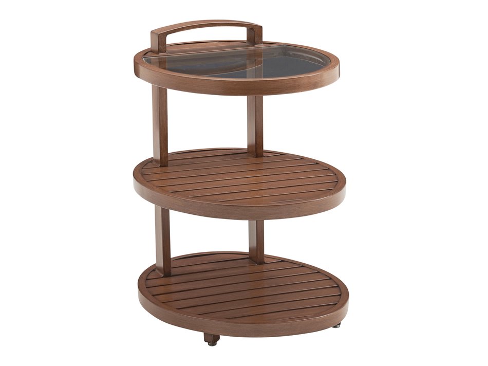 Harbor Isle Outdoor Three Tier Table