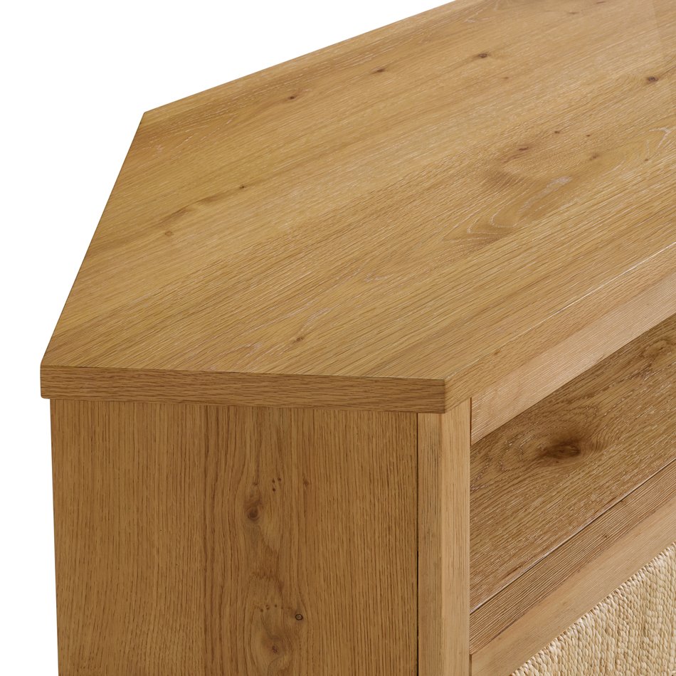 Seagrass Corner Cabinet
