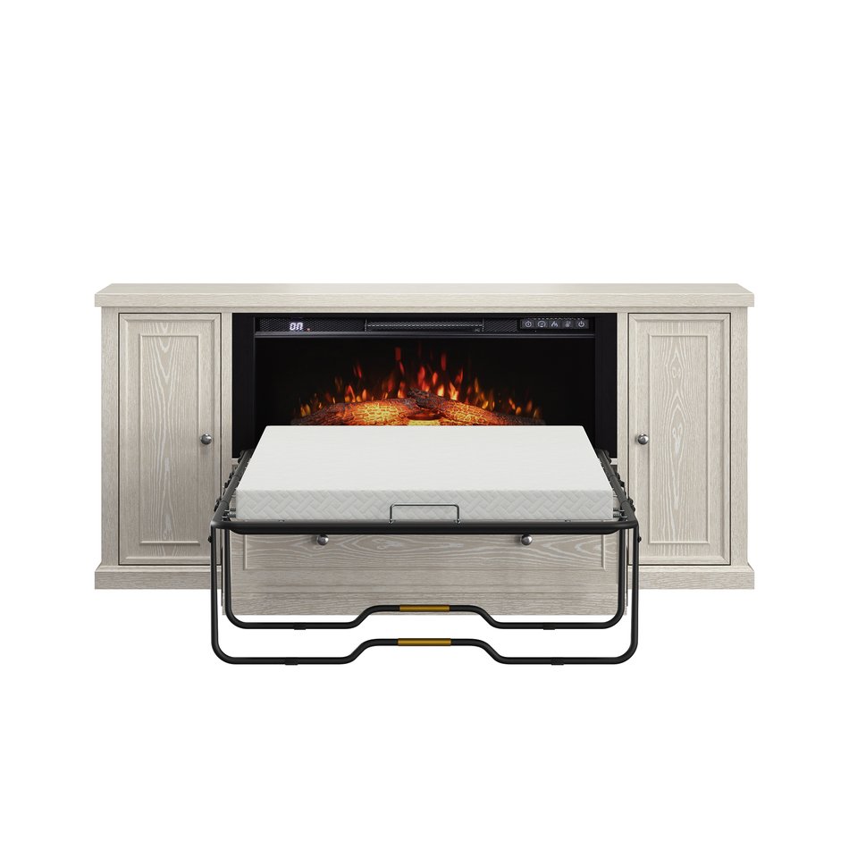 Soren Fireplace Twin Sleeper