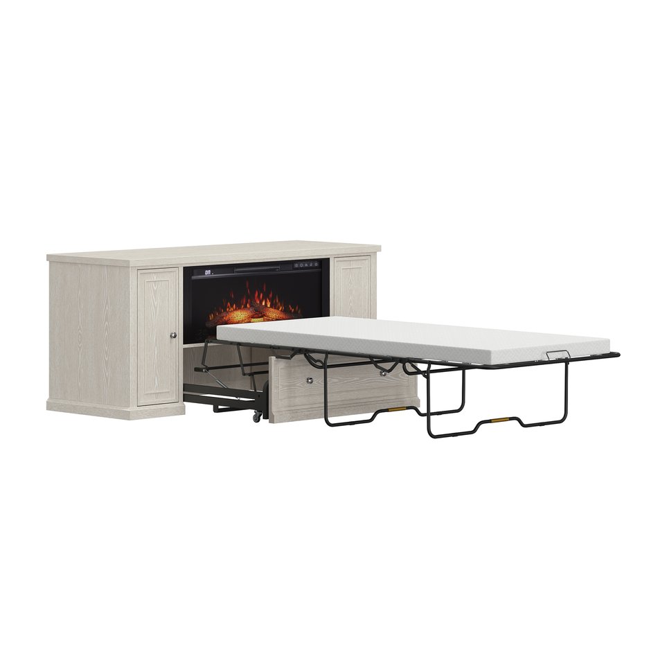 Soren Fireplace Twin Sleeper