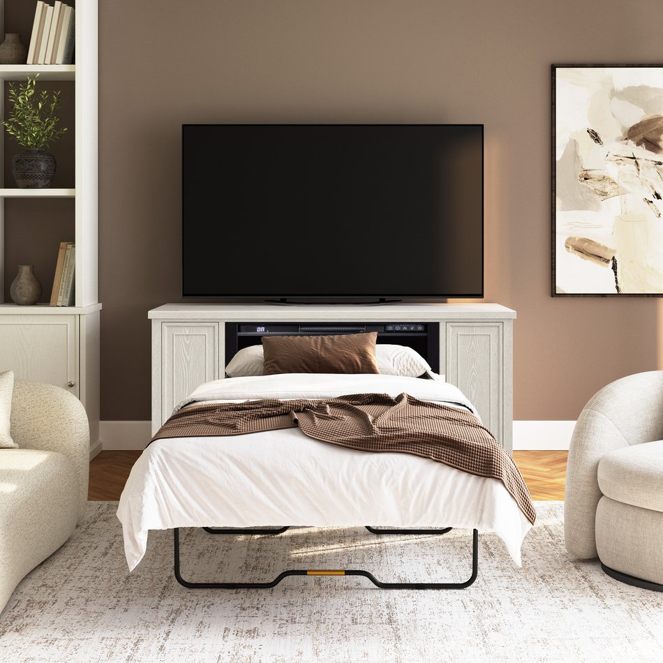 Soren Fireplace Twin Sleeper
