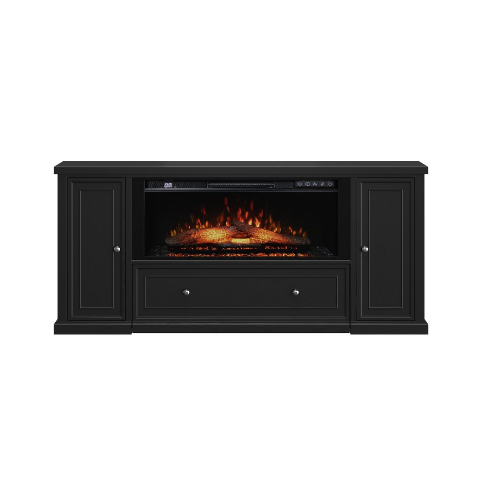 Soren Queen Fireplace Twin Sleeper