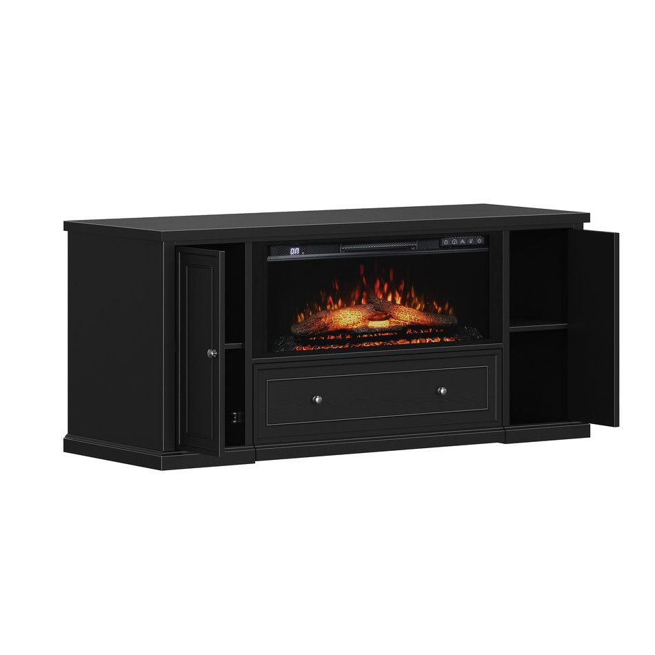 Soren Queen Fireplace Twin Sleeper