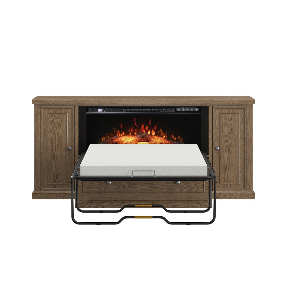 Soren Fireplace Twin Sleeper