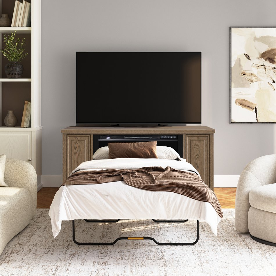 Soren Fireplace Twin Sleeper