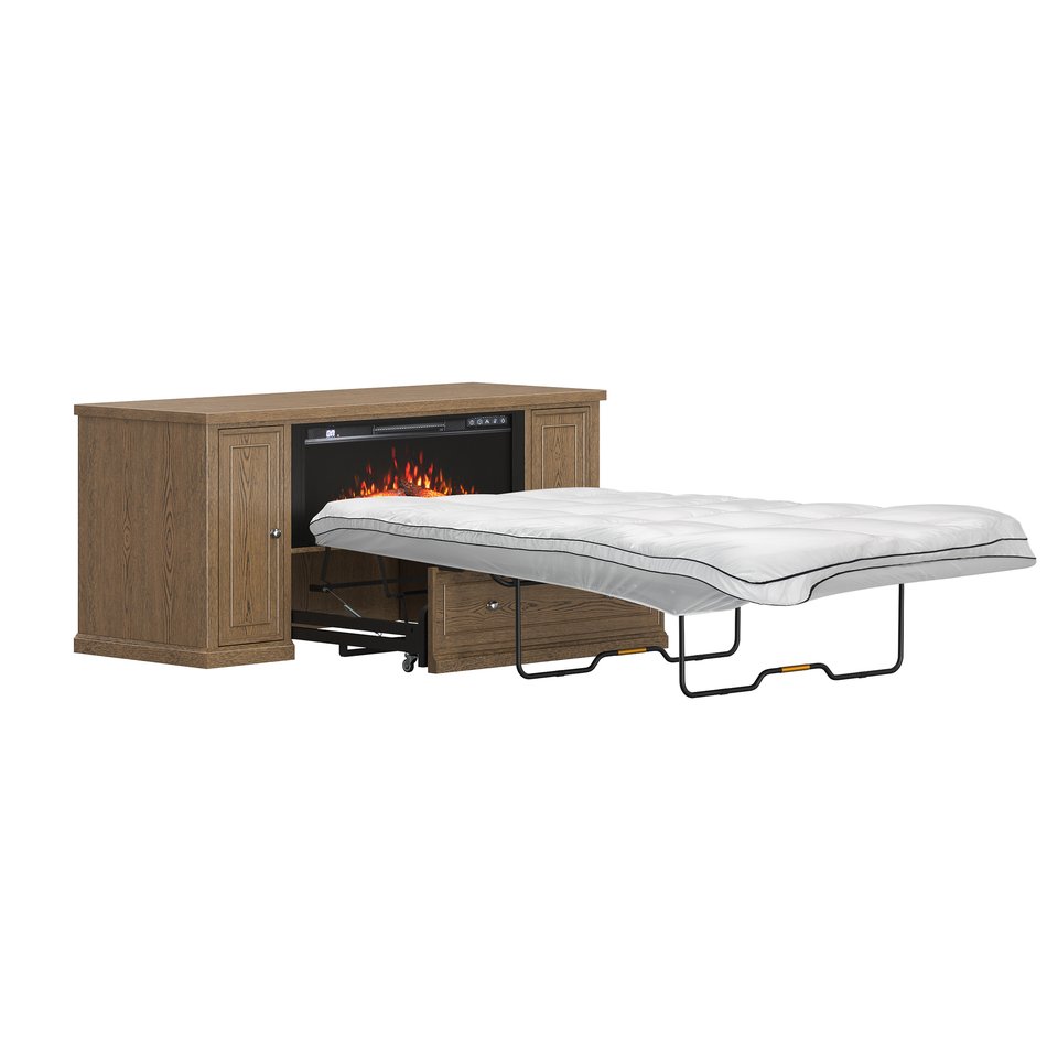 Soren Fireplace Twin Sleeper