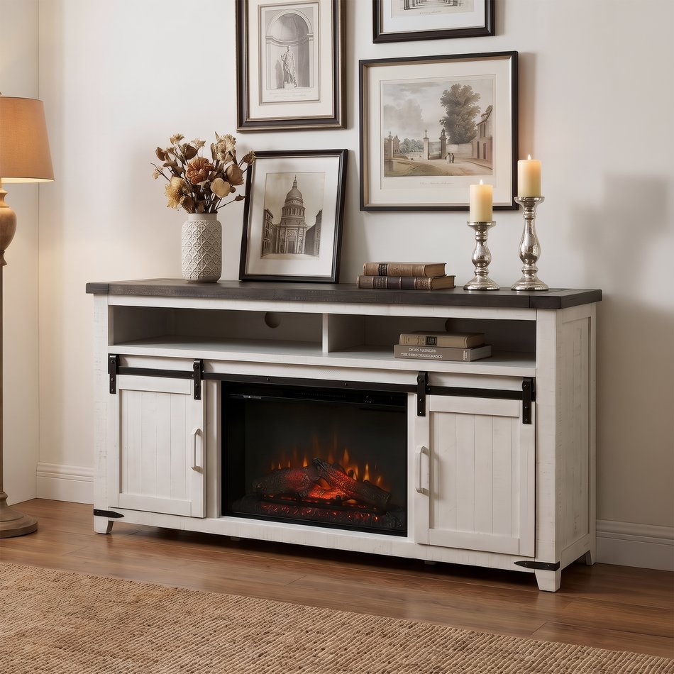 Madison County Media Fireplace