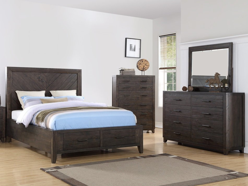 Aria 4 Piece Queen Storage Bedroom