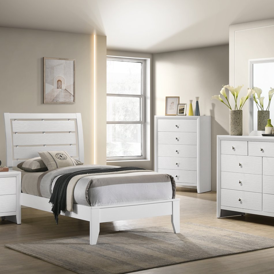 Evan 4 Piece Twin Bed Set