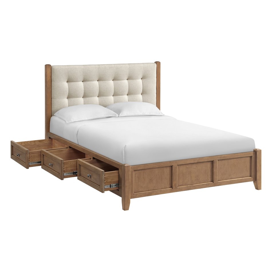 McKenzie Queen Upholstered Storage Bed