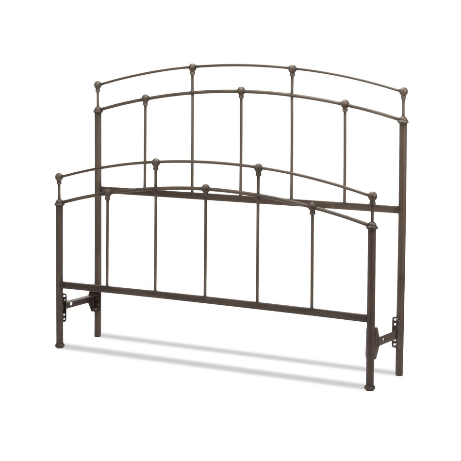 Black Walnut Metal Accent Fenton Full Bed