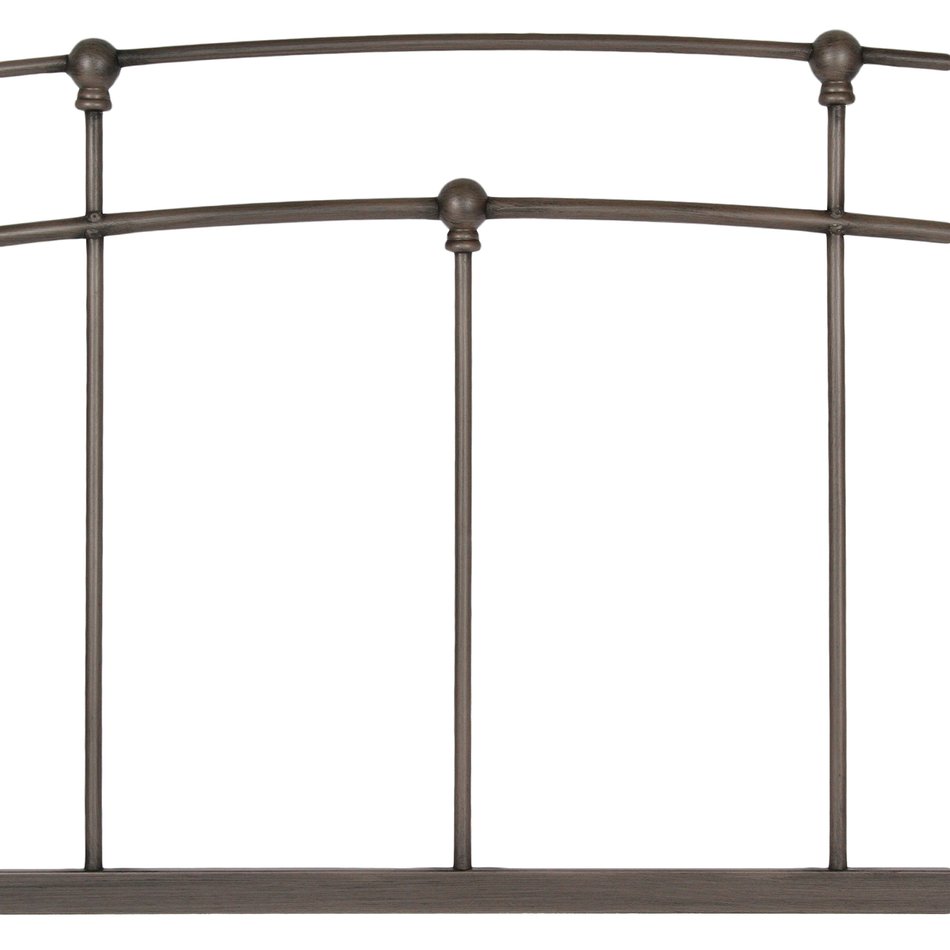 Black Walnut Metal Accent Fenton Full Bed