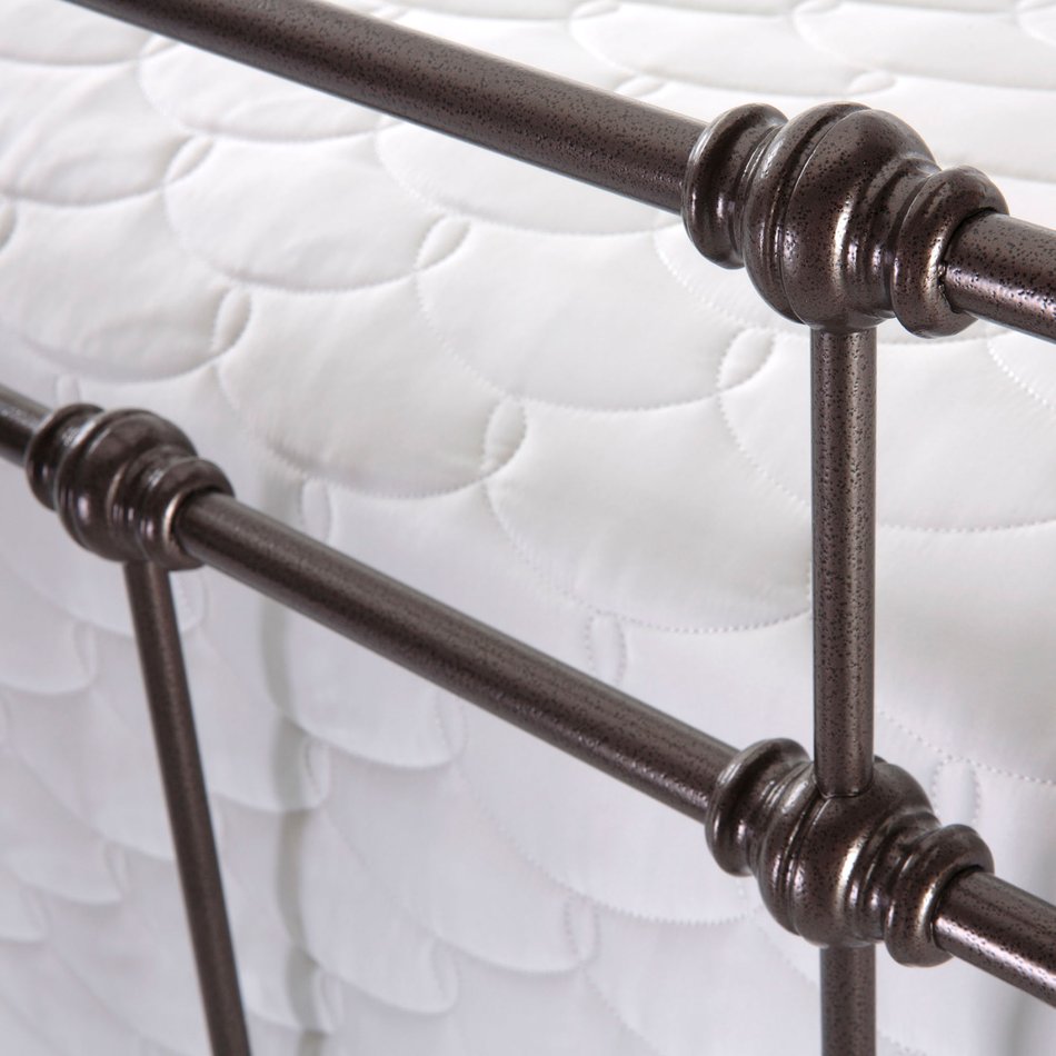 Hammered Brown Metal Accent Dexter Full Bed