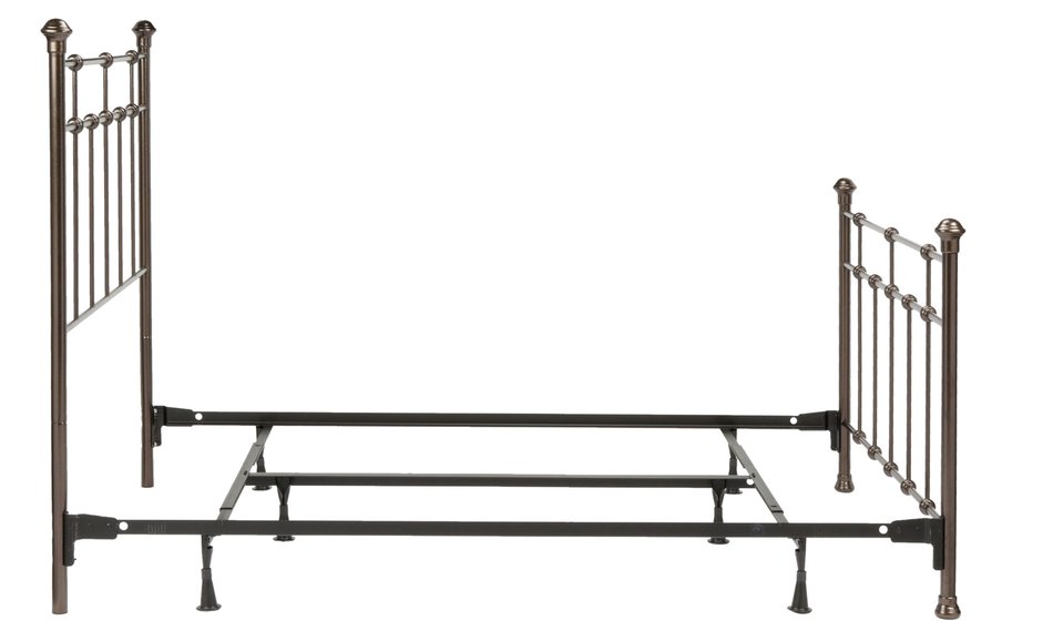 Hammered Brown Metal Accent Dexter Full Bed