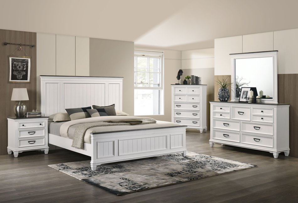 Knightly 5 Piece King Bedroom Set