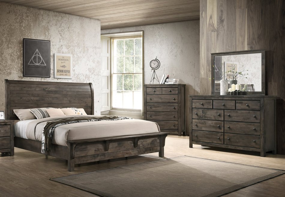 Peter 4 Piece King Bedroom Set