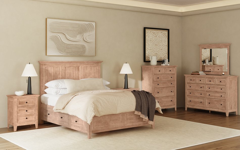 San Mateo 4 Piece Queen Bedroom Set