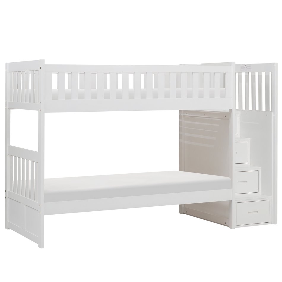 Colors Twin Over Twin Step Bunkbed Bunk