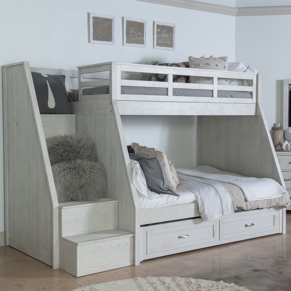 Preston Twin Over Full Staircase Bunk