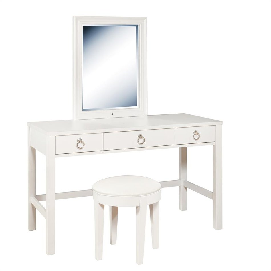 Bella Vanity, Mirror, Stool