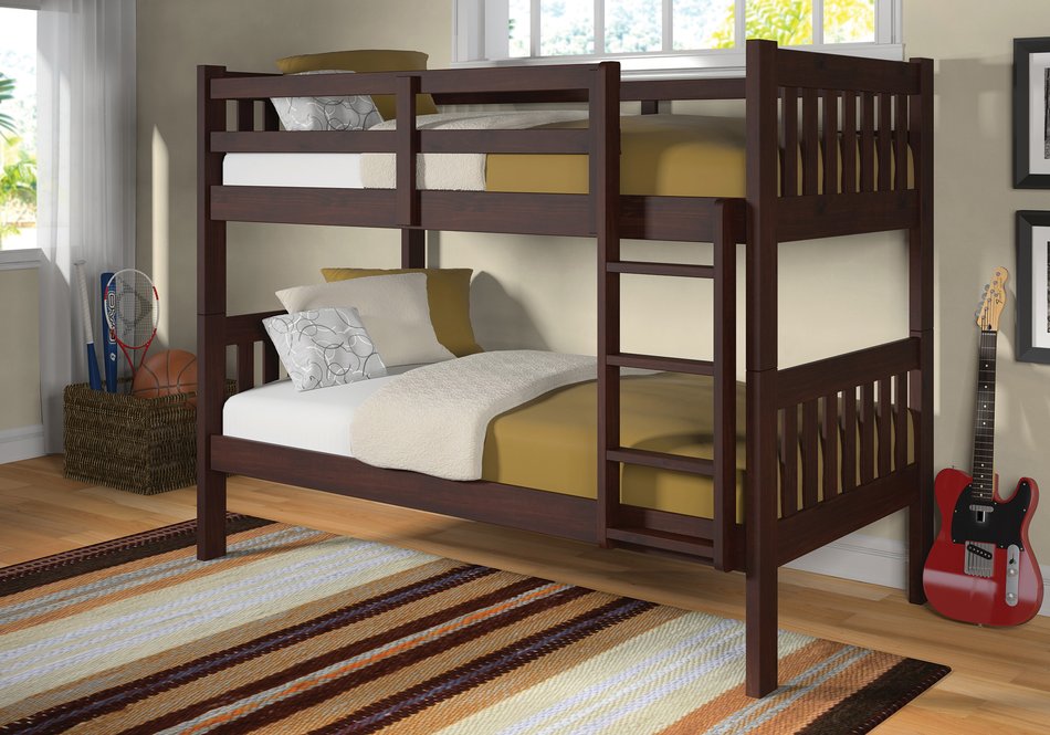 Jennifer II Twin Over Twin Bunk Bed