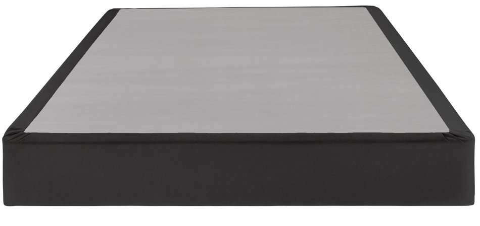 Spring Air Black Universal Regular Boxspring Split Queen Queen Split Low Foundation