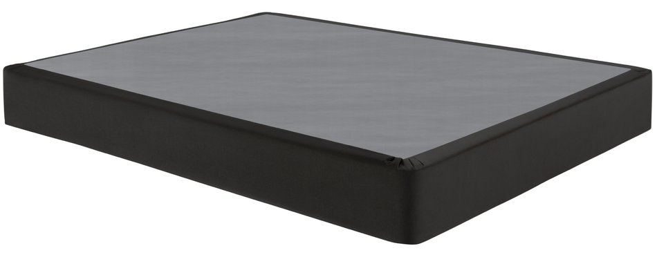Spring Air Black Universal Regular Boxspring Split Queen Queen Split Low Foundation