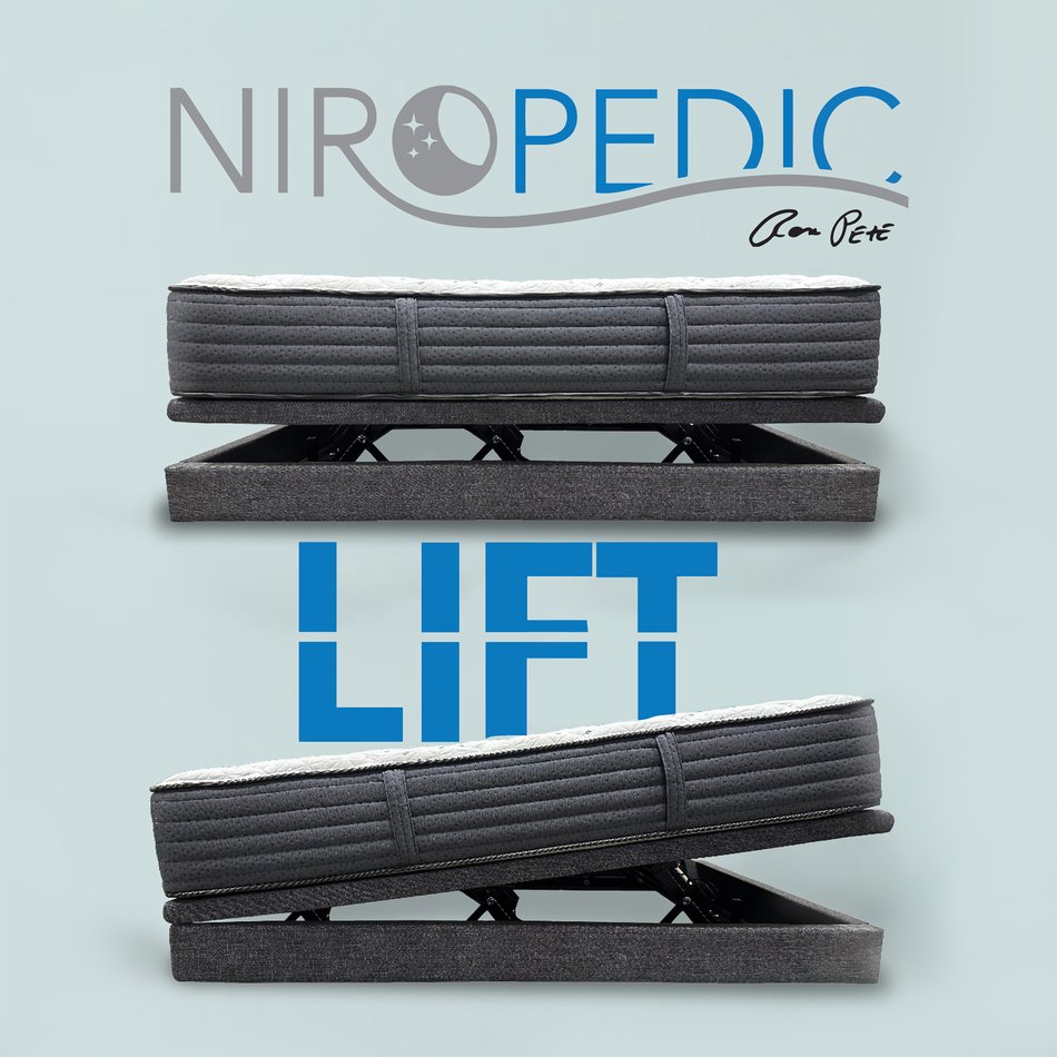 NIROPEDIC Lift and Tilt Split Queen Divided Queen Adjustable Base