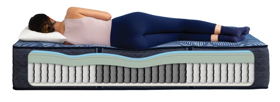 Serta Perfect Sleeper Euphoric Nights Plush Smooth Top Hybrid Queen Mattress